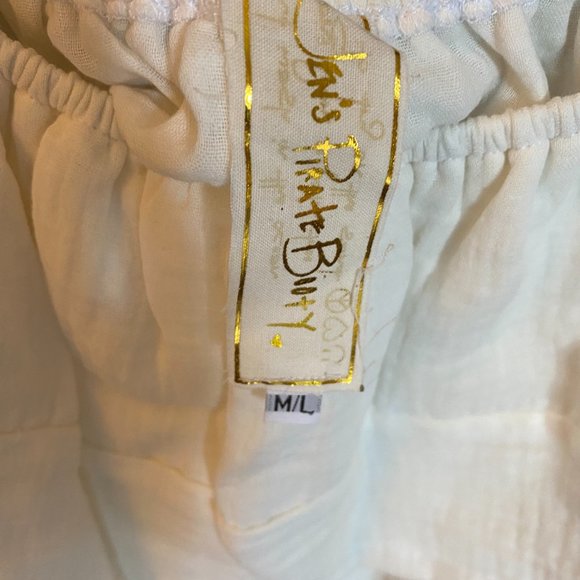 Jen's Pirate Booty Strapless Crop Top SZ MD/LG - Picture 6 of 7